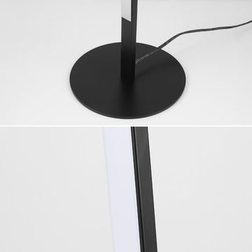 Malthe 71" Modern Contemporary Aluminum/Iron Arc Integrated LED Floor Lamp - JONATHAN Y
